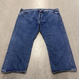 Levi's 501 Men's Jeans‎ Medium Wash Blue Denim Levi Strauss & Co Size 56x30